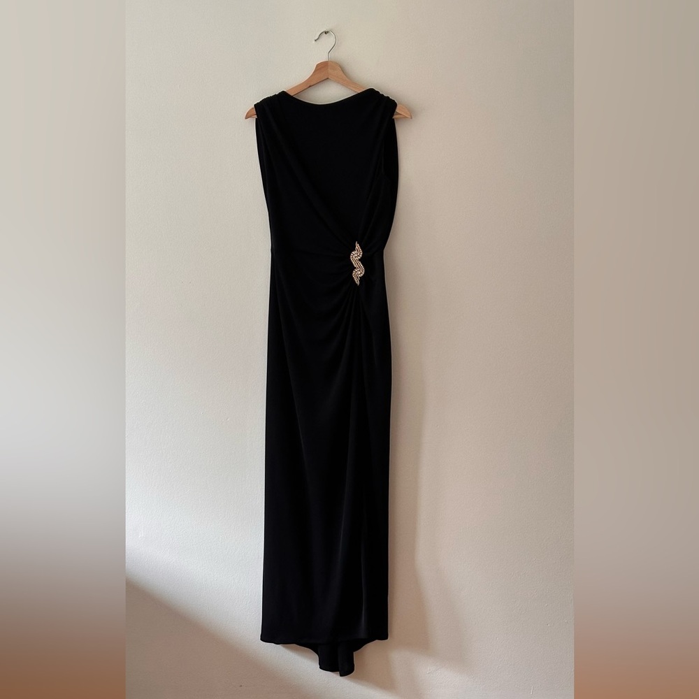 Tadashi Black Silk Dress - Vintage - Size: S